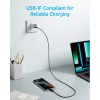 ANKER Töltőkábel, 322, USB-C - USB-C, 1,8 méteres, fekete - A81F6G11