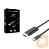 Conceptronic Kábel - ABBY04B (USB-C to HDMI, 4K/60Hz, 2m, fekete)