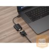 Conceptronic Kábel - ABBY05B (USB-C to HDMI, FullHD/60Hz, aluminium, fekete)