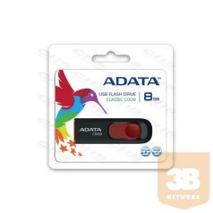 ADATA C008 8GB USB 2.0 ( Fekete+Piros ) USB memória