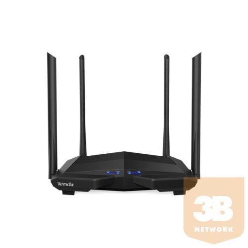 Tenda Router WiFi AC1200 - AC10 (300Mbps 2,4GHz + 867Mbps 5GHz; 4port 1Gbps, MU-MIMO; 4x6dBi)