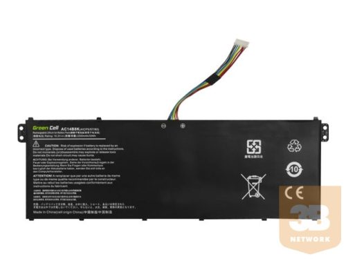 GREENCELL Battery AC14B3K AC14B8K for Acer Aspire 5 A515 A517 R15 R5-571T Spin 3 SP315-51 SP513-51 Swift 3 SF314-52