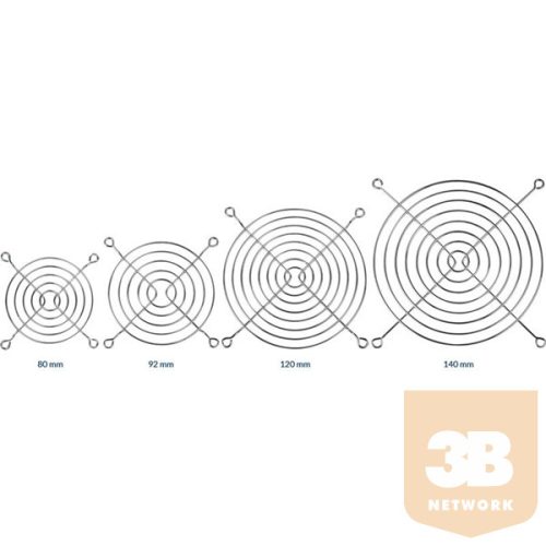 ARCTIC COOLING Rendszerhűtő ventilátor Védőrács 8cm