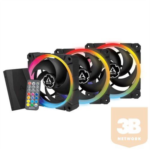 ARCTIC COOLING CPU hűtő BioniX P120 A-RGB, 12cm + Kontroller (3-PACK)