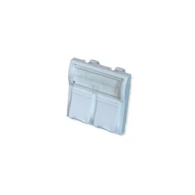 Essential előlap 2xRJ45 snap-in modulhoz, sík