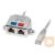 LANBERG AD-0026-S Lanberg Lan Splitter RJ45/2x RJ45 FTP