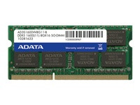 ADATA SODIMM DDR3L 1600 4GB CL11 Low Voltage bulk