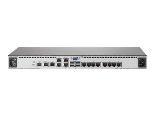 HPE 1x1Ex8 KVM IP Console Switch G2 with Virtual Media CAC Software