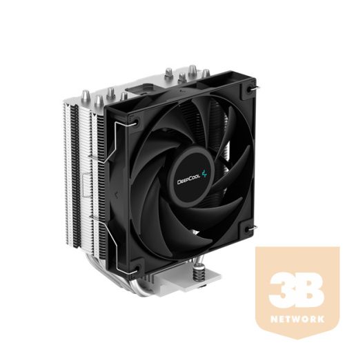 DeepCool CPU Cooler - AG400 (31,6 dB; max, 128,93 m3/h; 4pin csatlakozó, 4 db heatpipe, 12cm, PWM)