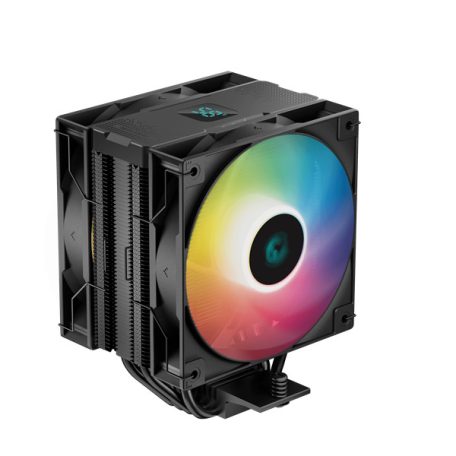 DeepCool CPU Cooler - AG400 DIGITAL PLUS (31,6 dB; max, 134,03 m3/h; 4pin csatlakozó, 4 db heatpipe, 12cm, PWM)