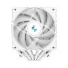 DeepCool CPU Cooler - AG400 WH ARGB (31,6 dB; max, 128,93 m3/h; 4pin, 4 db heatpipe, 12cm, PWM, A-RGB LED, fehér)