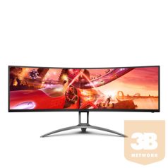   Mon AOC 48.8"AGON AG493QCX - Ívelt Gamer monitor -  VA WLED