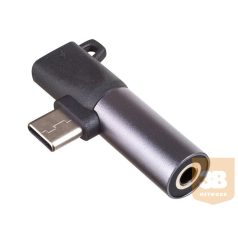  AKYGA Adapter AK-AD-62 USB type C m / USB type C f / Jack 3.5 mm