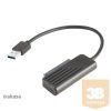 ADA Akasa USB3.1 kábel 2,5" SATA SSD ÉS HDD adapter - 20cm - AK-AU3-07BK