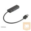 ADA Akasa USB3.1 kábel 2,5" SATA SSD ÉS HDD adapter - 20cm - AK-AU3-07BK