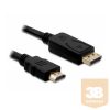 Cable HDMI / DisplayPort AK-AV-05 Audio- video cordSeries: HDMI Cable length 1.8 m The cable plug #1 Male connector HDMI The cable plug #2 Male connector Display PortVersion: HDMI 1.3 Isolation material: PCW Cable size: 7 mm