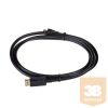 Cable HDMI / DisplayPort AK-AV-05 Audio- video cordSeries: HDMI Cable length 1.8 m The cable plug #1 Male connector HDMI The cable plug #2 Male connector Display PortVersion: HDMI 1.3 Isolation material: PCW Cable size: 7 mm