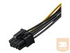 AKY AK-CA-07 Akyga Adapter PCI Express 6pin-F / 8pin-M 28cm AK-CA-07