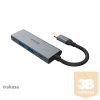 ADA Akasa USB Type-C 4in1 HUB - HDMI -  AK-CBCA19-18BK