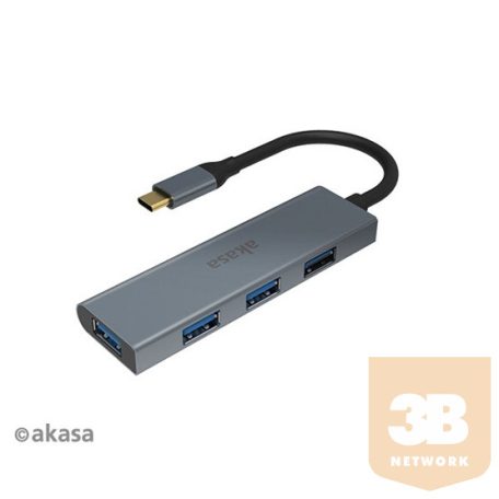 ADA Akasa USB Type-C - 4 x USB 3.0 adapter - AK-CBCA25-18BK