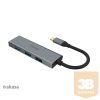 ADA Akasa USB Type-C - 4 x USB 3.0 adapter - AK-CBCA25-18BK