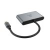 USB Akasa Type-C 4-In-1 USB-elosztó - 10Gbps, 100W PD - AK-CBCA31-18BK