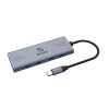 USB Akasa Type-C 4-In-1 USB-C elosztó - 10Gbps - AK-CBCA32-18BK