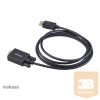 ADA Akasa DisplayPort - VGA adapterkábel - AK-CBDP25-20BK