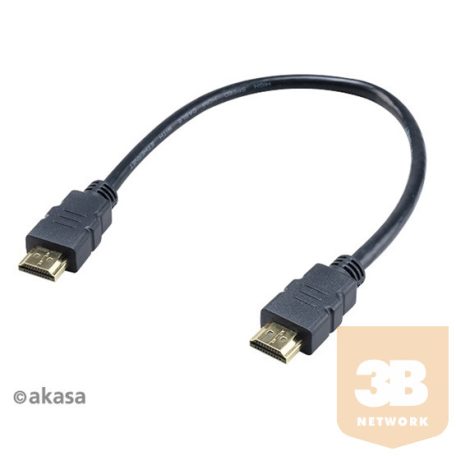 KAB Akasa HDMI 4K kábel - AK-CBHD25-30BK - 30 cm