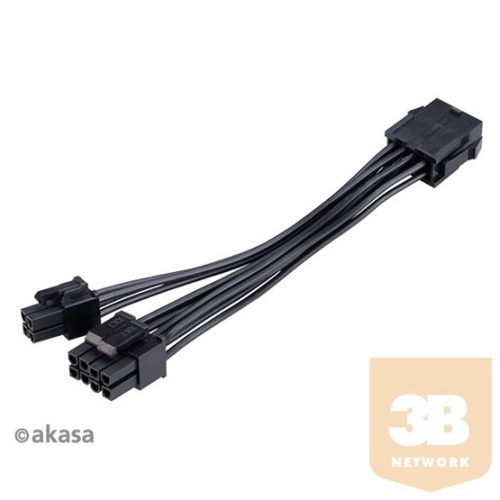 ADA Akasa 8-Pin to 8+4 pin adapter 15 cm - AK-CBPW22-15