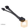 ADA Akasa 8-Pin to 8+4 pin adapter 15 cm - AK-CBPW22-15