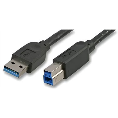 KAB Akasa USB 3.0 Type-A to Type-B kábel - 1,5m - AK-CBUB01-15BK