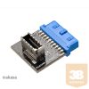 KAB Akasa - USB3.1 - 19-pin motherboard header - AK-CBUB51-BK