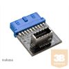 KAB Akasa - USB3.1 - 19-pin motherboard header - AK-CBUB51-BK