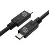 KAB Akasa USB 40 Gbps Type-C kábel - 240W PD - AK-CBUB67-10BK