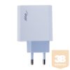 CHG Akyga AK-CH-14 USB-A + USB-CPD 5-20V / max. 3A 45W QuickCharge 3.0 hálózati töltő