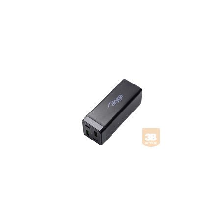 AKYGA USB Power Adapter Charge Brick AK-CH-17 65W 2x USB-A + 2x USB-C QC4+ PD 5-20V / 1.5-3.25A