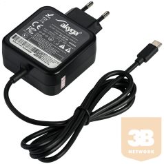   Notebook power supply Akyga AK-ND-60 5V 3A, 9V 3A, 12V 3A, 15V 3A, 20V 2.25A USB type C 1.2m