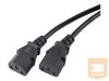 AKY AK-PC-04A Akyga PC Power Cable Y-alakú splitter AK-PC-04A CEE 7/7 2xC13 250V/50Hz 1.8m