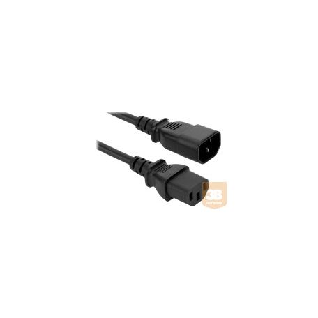 AKY AK-PC-11A Akyga Power cable extension AK-PC-11A IEC C13 / C14 250V/50Hz 5.0m
