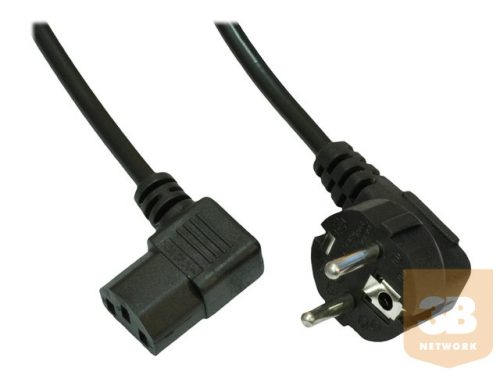 AKYGA Power cable AK-PC-12A angle CCA IEC C13 CEE 7/7 250V/50Hz 3m