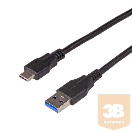 AKYGA kábel USB Összekötő TypeC 3.1, 1m, Male/Male