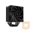 DeepCool CPU Cooler - AK400 ZERO DARK (29 dB; max, 112,93 m3/h; 4pin csatlakozó, 4 db heatpipe, 12cm, PWM)