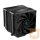 DeepCool CPU Cooler - AK620 ZERO DARK (28 dB; max, 117,21 m3/h; 4pin csatlakozó, 6 db heatpipe, 2x12cm, PWM)