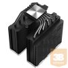 DeepCool CPU Cooler - AK620 ZERO DARK (28 dB; max, 117,21 m3/h; 4pin csatlakozó, 6 db heatpipe, 2x12cm, PWM)