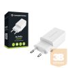 Conceptronic telefon töltő adapter - ALTHEA06W (2xUSB-A, 12W, fehér)