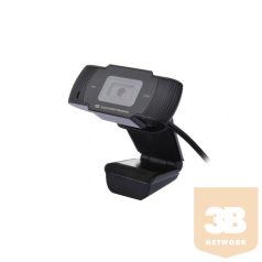   Conceptronic Webkamera - AMDIS03B (1280x720 képpont, 30 FPS, USB 2.0, univerzális csipesz, mikrofon)
