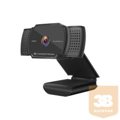   Conceptronic Webkamera - AMDIS06B (2592x1944 képpont, Auto-fókusz, 30 FPS, USB 2.0, univerzális csipesz, mikrofon)