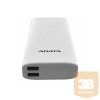 ADATA P10000 Power Bank, 10000mAh, white