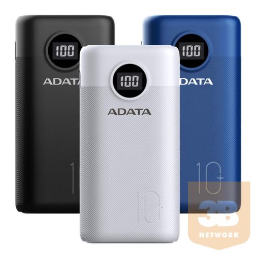 ADATA Power Bank 10000mAh AP10000QCD Fekete